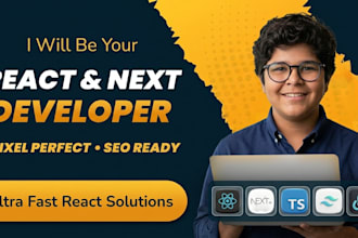 be your full stack react next js developer