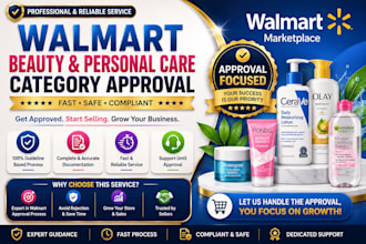 approve walmart beauty personal care category
