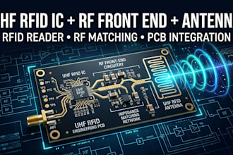 integrate uhf rfid ic, rf front end, antenna and reader for your system