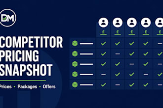 research and compare competitor prices packages and offers