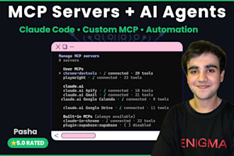 build custom mcp servers and ai agents with claude code