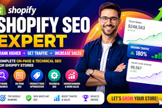 optimize shopify store SEO and store optimization for google ranking