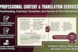 do content editing and translation