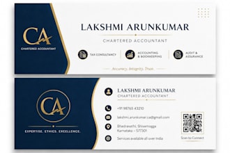 do simple and clean visiting card
