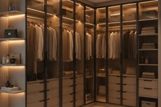 design 3d closet, wardrobe and walk in closet with 2d plans