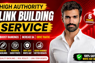 high da authority link building service to rank website