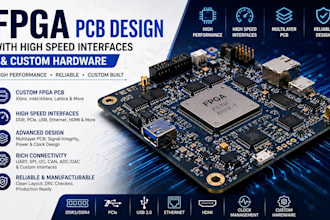 design fpga pcb with high speed interfaces and custom hardware