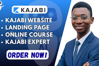 design kajabi website, kajabi landing page, kajabi online course, kajabi expert