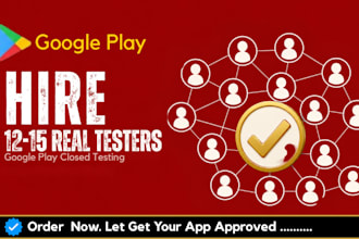 do closed app testing, game app testing, android mobile app testing,real testers