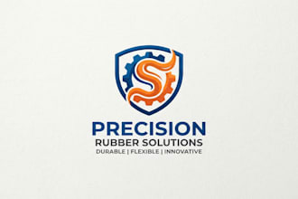 design a professional rubber brand logo for your business