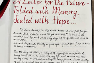 handwrite personalized letters and deliver as pdfs
