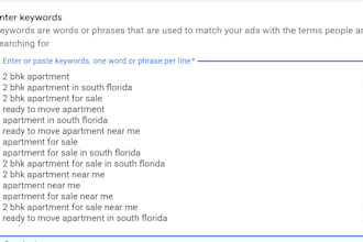 do professional google ads keyword research and competitor analysis