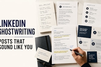 be your linkedin ghostwriter for founders, consultants and b2b leaders