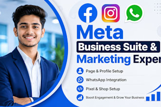 set up meta business suite for facebook instagram whatsapp