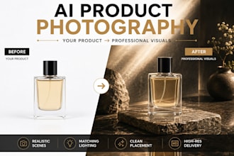 create realistic ai product images for your brand