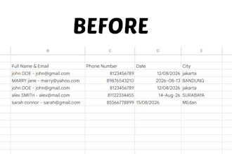 do accurate data entry, web research, and excel data cleanup