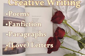 write poetry, fictional stories, and paragraphs
