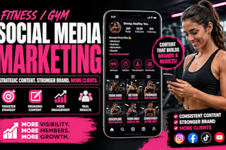 manage your fitness social media with engaging content