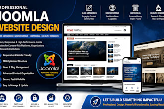 blog networks news portals historical health research joomla website design