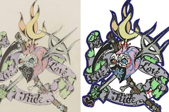 digitize your logo into dst pes pxf  embriodery fast
