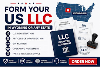 register your wyoming llc ein itin in US UK ca mexico florida