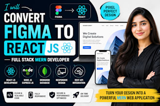 convert figma design to responsive react js website