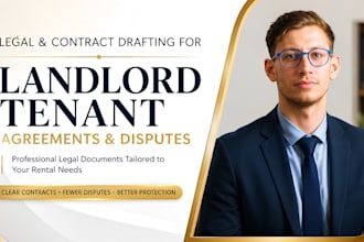 do legal and contract drafting for landlord tenant agreements disputes