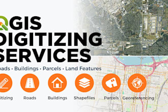 do digitization, georeferencing and gis mapping using qgis