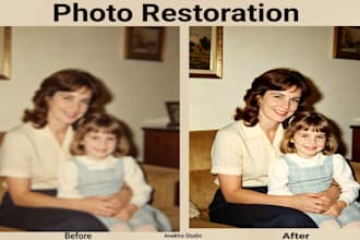 restore, repair and colorize your old photos