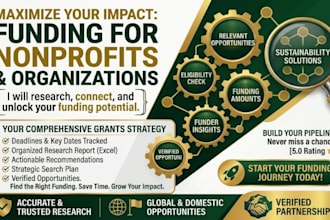 research grants and funding opportunities for your nonprofit