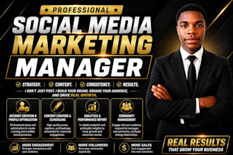 manage your social media, create content and grow your online presence