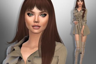 make a unique sim character, design cc mods, sim 4, sim 4 cc, sims