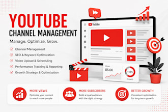 manage and grow your youtube channel with SEO strategy