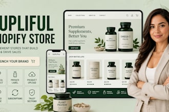 build a supliful supplement shopify store