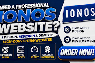 build ionos website design ionos redesign ionos website development expert