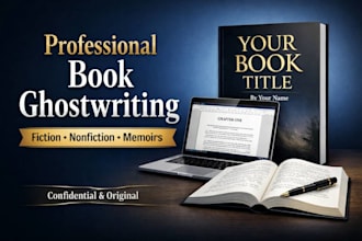 ghostwrite your fiction, nonfiction, ebook or kindle book