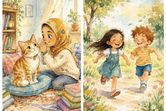 draw children book illustration and picture book illustrator