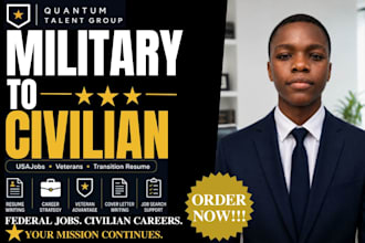 write your federal resume or military to civilian transition resume