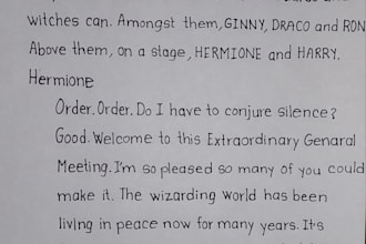 write anything with my beautiful handwriting