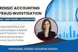 perform forensic accounting, fraud investigation and forensic audit