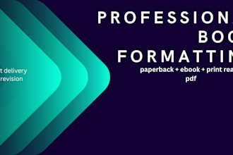format your book for paperback printing