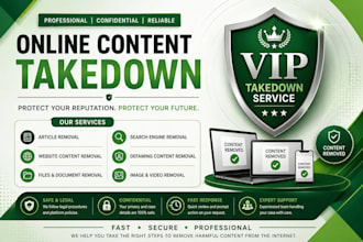 remove report takedown instagram,tiktok,yt,facebook,reddit,google,by dmca