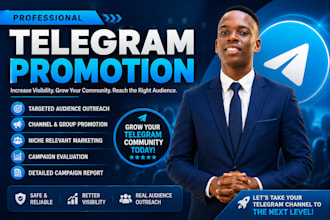 promote your telegram channel group or community
