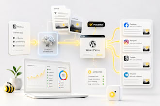create an ai powered content pipeline for web and social