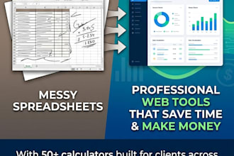 build a custom interactive calculator web app from excel