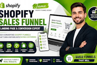 shopify sales funnel landing page ecommerce funnel shopify