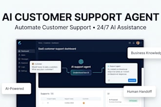 build an ai customer support agent for you buisness