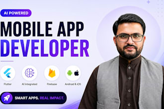 develop ai powered flutter app for android and ios