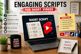 write engaging youtube shorts and instagram reels scripts