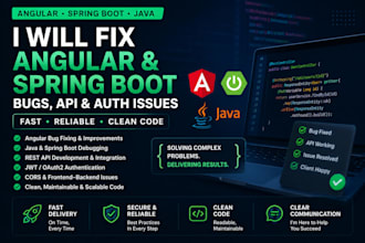 fix angular and spring boot bugs apis and authentication issues